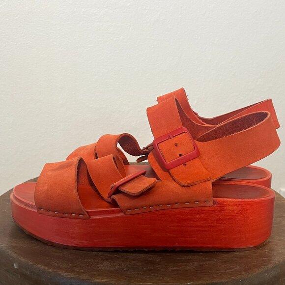 BRYR STUDIO Stella Platform Sandals - Monochrome Flame 39 - Picture 4 of 6